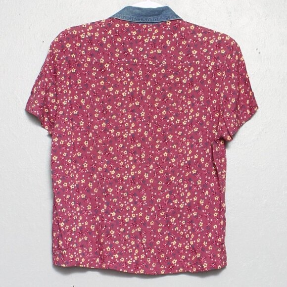 Vintage 90s no boundaries floral button up blouse - Picture 2 of 6